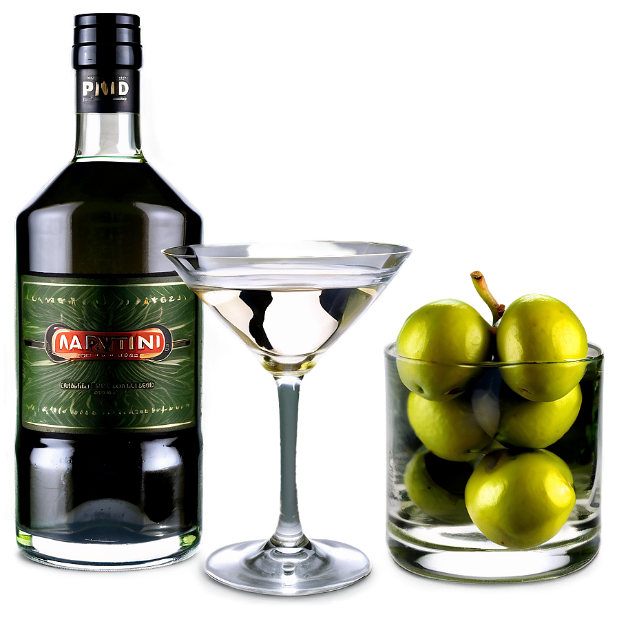 Martini with Olive PNG 05242024 PNG with transparent background