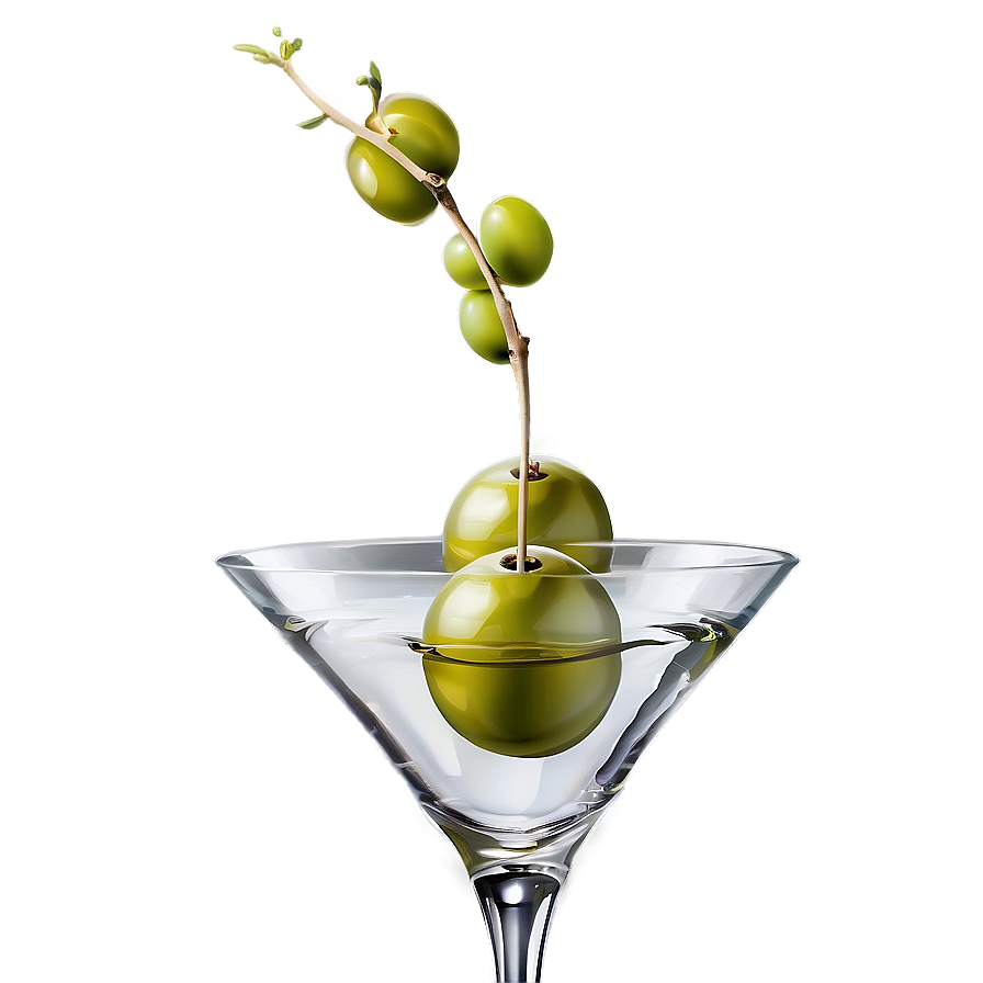 Martini with Olive PNG ftw16 PNG with transparent background