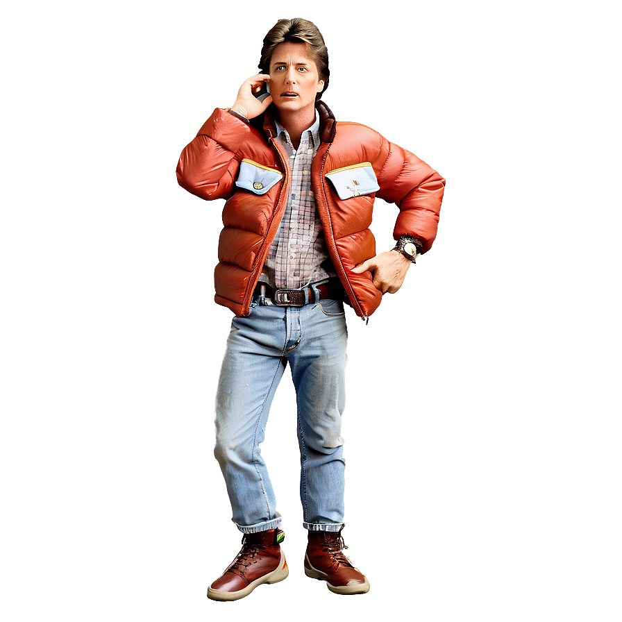 Marty Mcfly Back To The Future Png Utv52