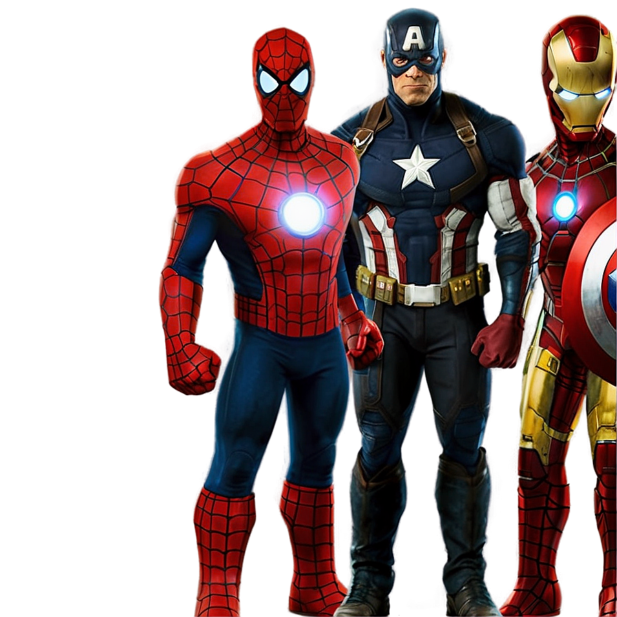 Marvel Heroes Group Png 69