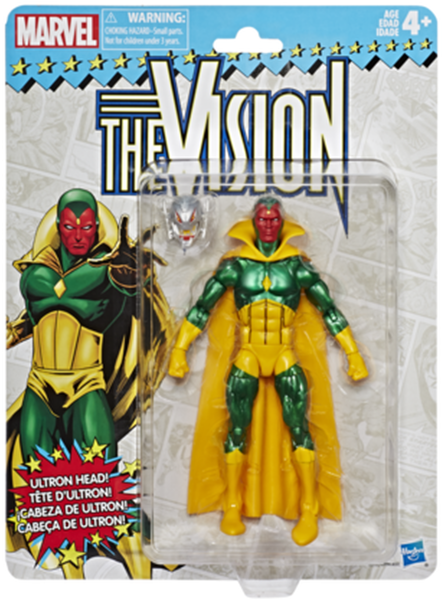 Vision Vintage Marvel Legends, HD Png Download PNG image with a transparent background, free high-resolution download