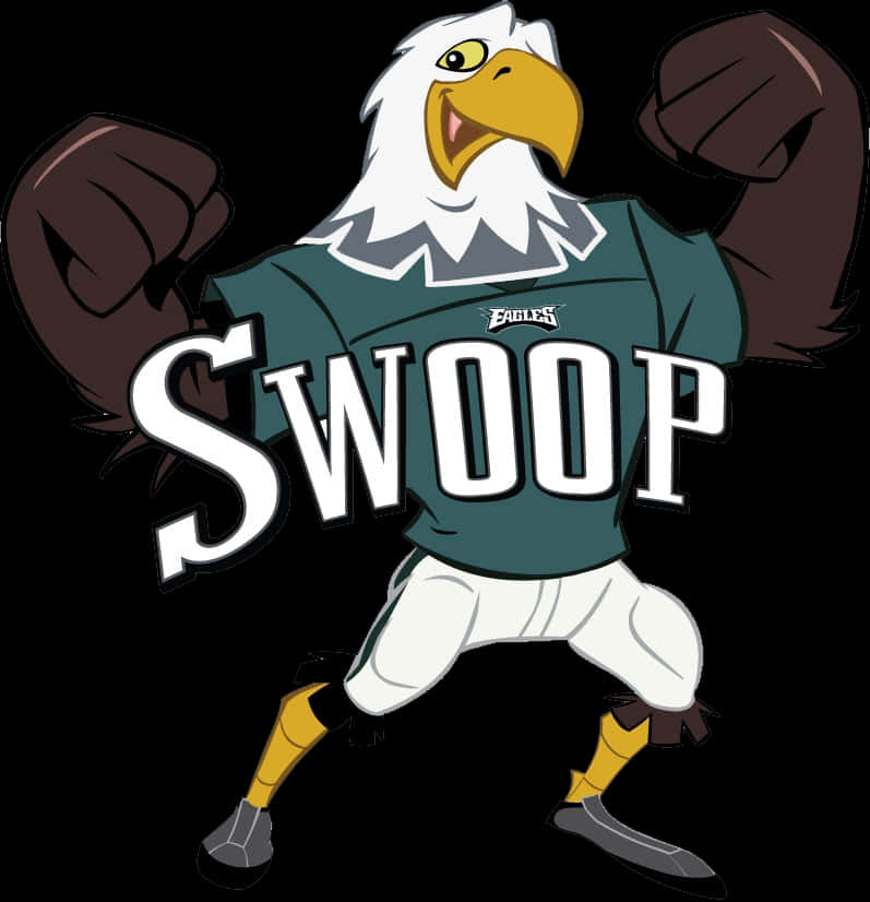 Mascot Swoop Eagles Football Team