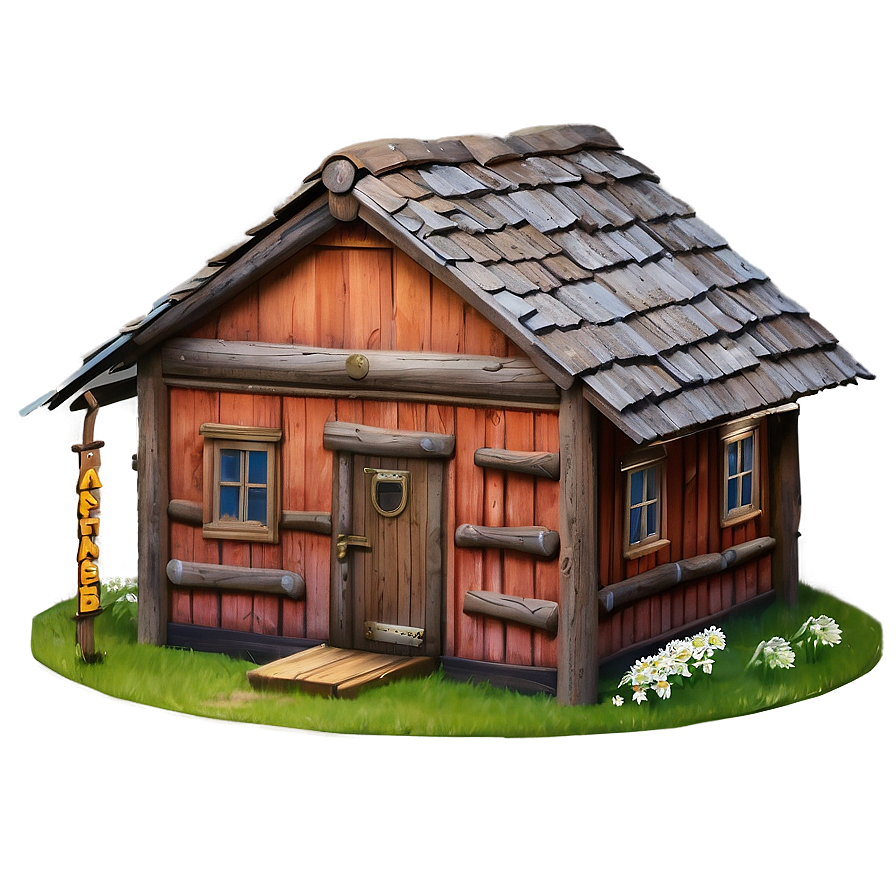 Masha And Bear Wooden House Png 06272024