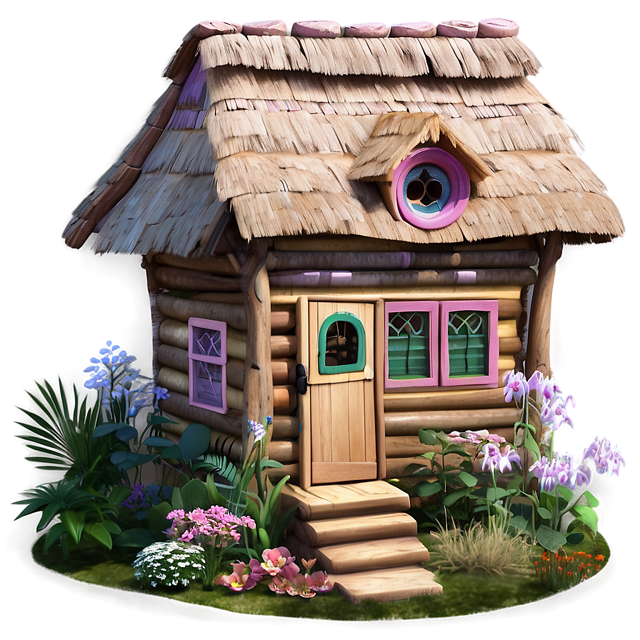 Masha's Playful Cottage Png 25