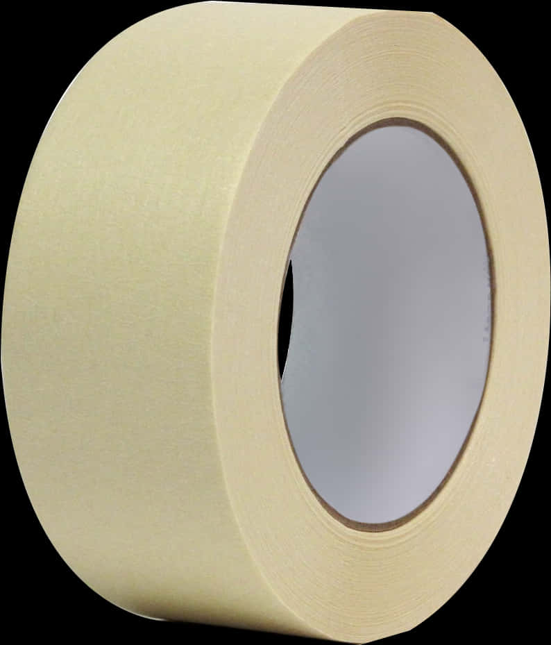 Masking Tape Roll Side View