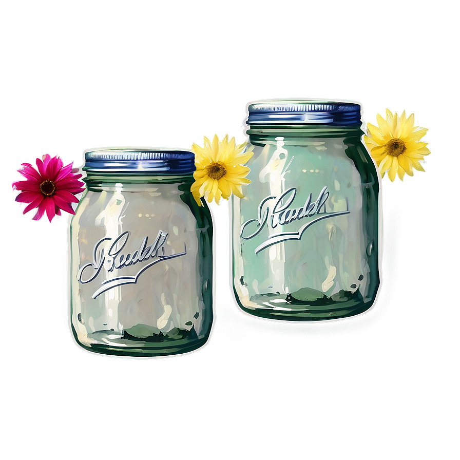 Mason Jar PNG urw PNG image with a transparent background, free high-resolution download
