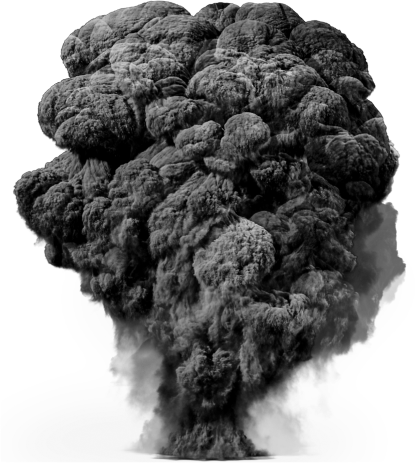 Transparent Explosion Smoke Png - Mushroom Cloud Png Gif, Png Download PNG with transparent background