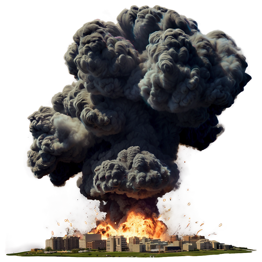 Massive Explosion Scene PNG 04302024 PNG with transparent background