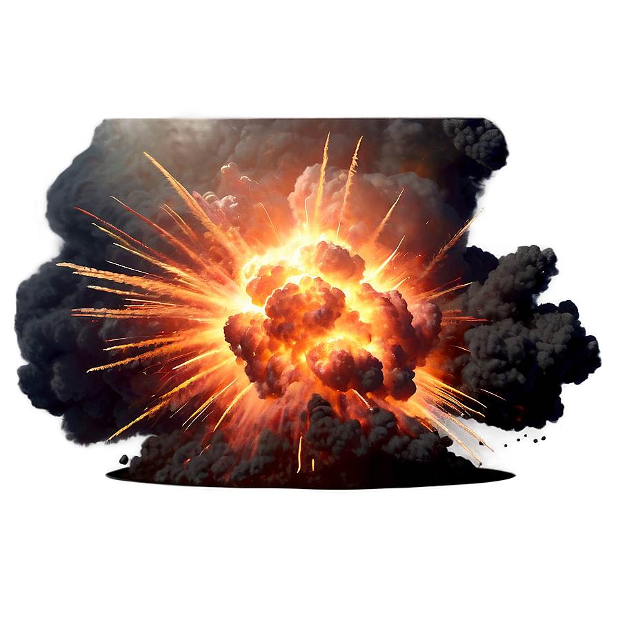 Massive Explosion Scene PNG 56 PNG with transparent background