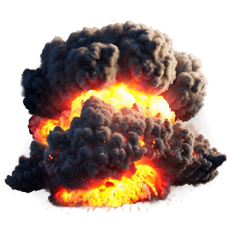Massive Explosion Scene PNG eed70 PNG with transparent background