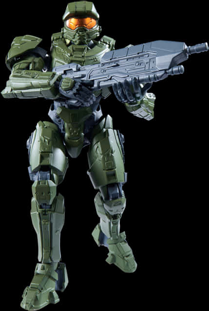 Master Chief Halo Action Pose