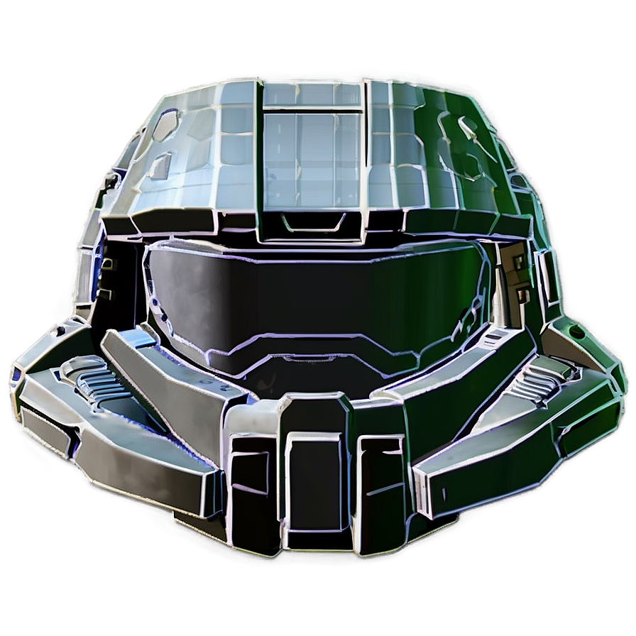 Master Chief Helmet Blueprint Png Cqy60