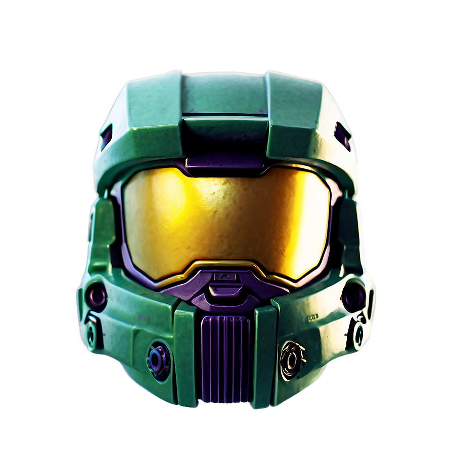 Master Chief Helmet Close-Up PNG 05212024 PNG with transparent background
