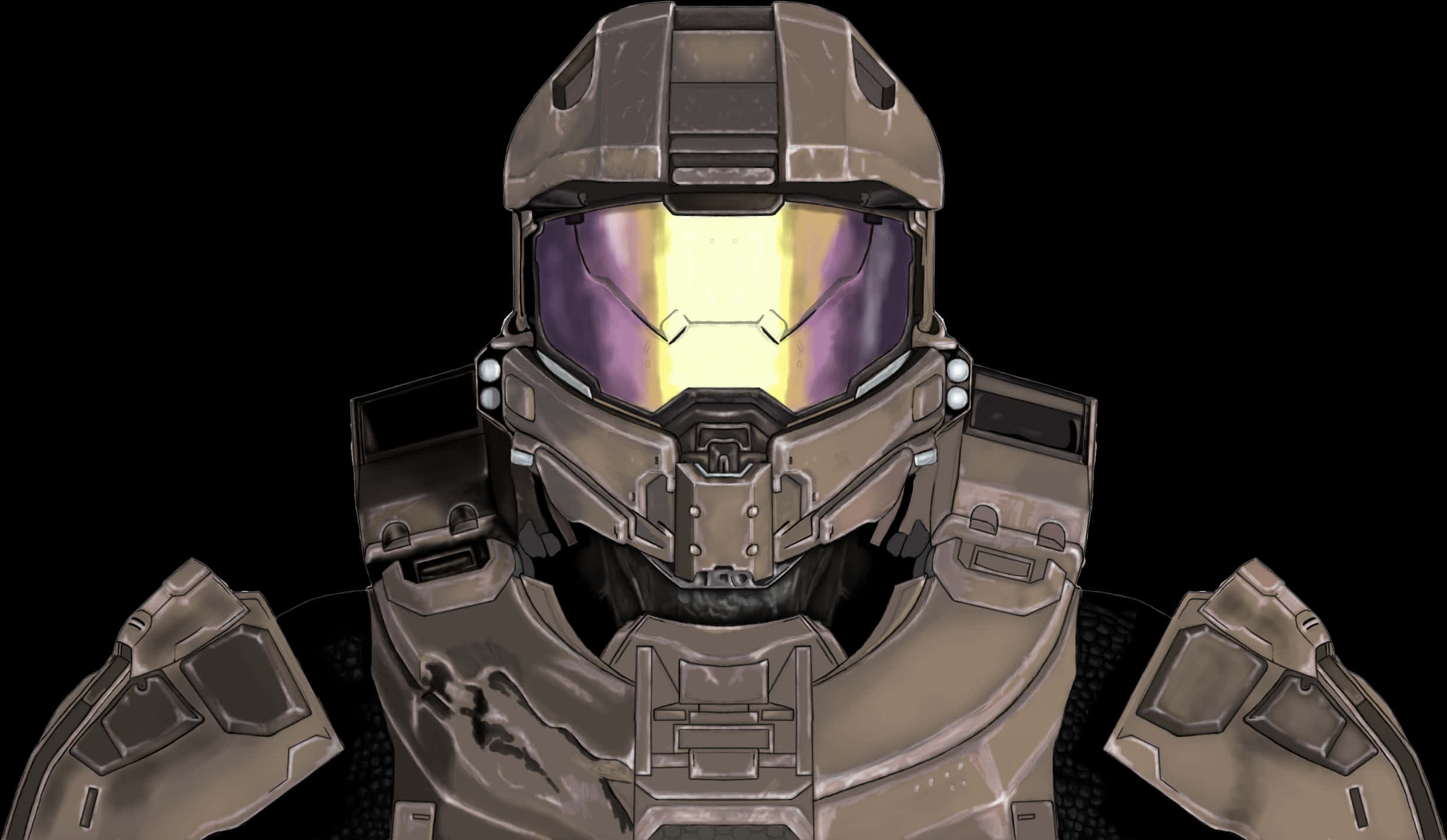 Master Chief Helmet Closeup