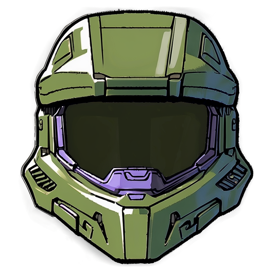 Master Chief Helmet Color Png 06132024