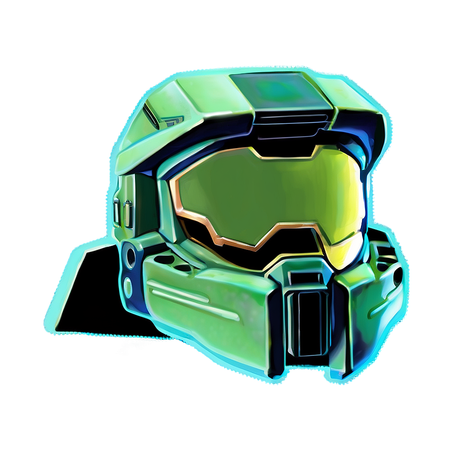 Master Chief Helmet Matte Png 06132024