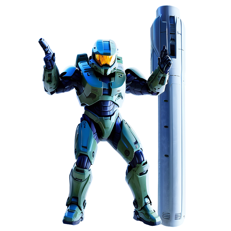 Master Chief Sci-fi Background Png Qnw