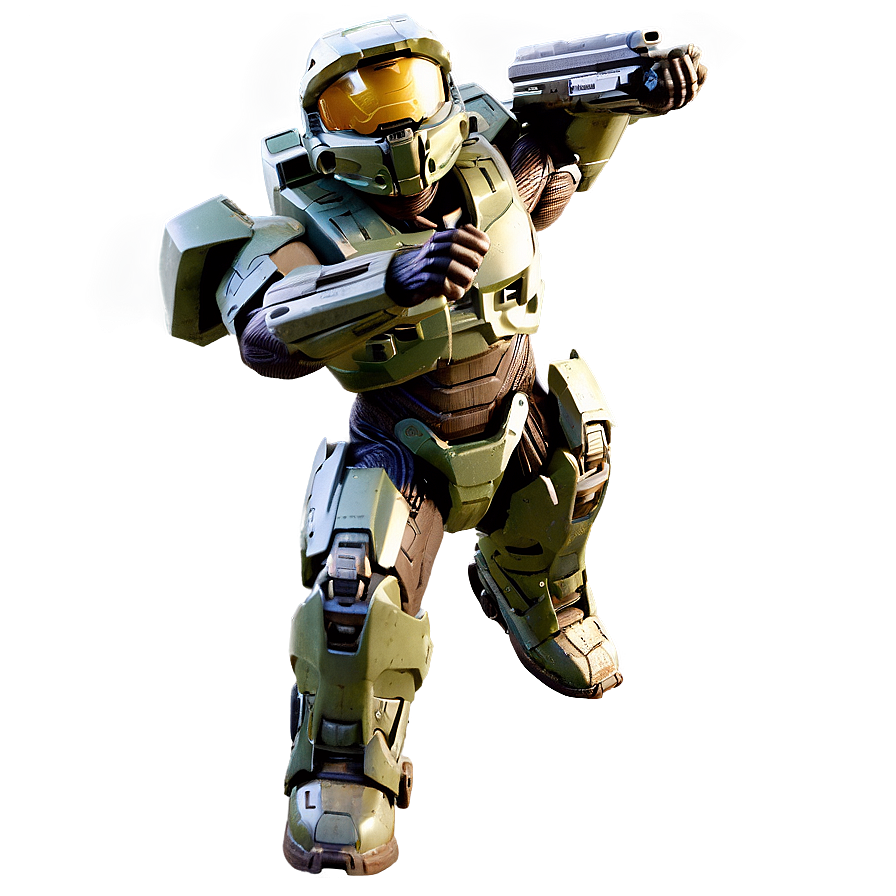 Master Chief Victory Pose Png Jmu