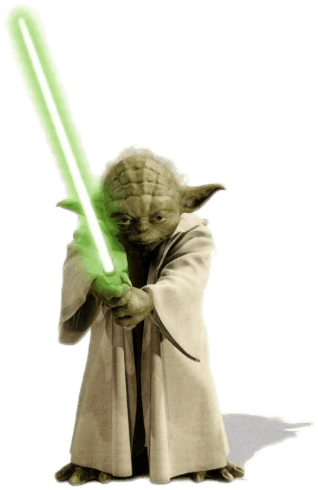 Master Yoda With Lightsaber