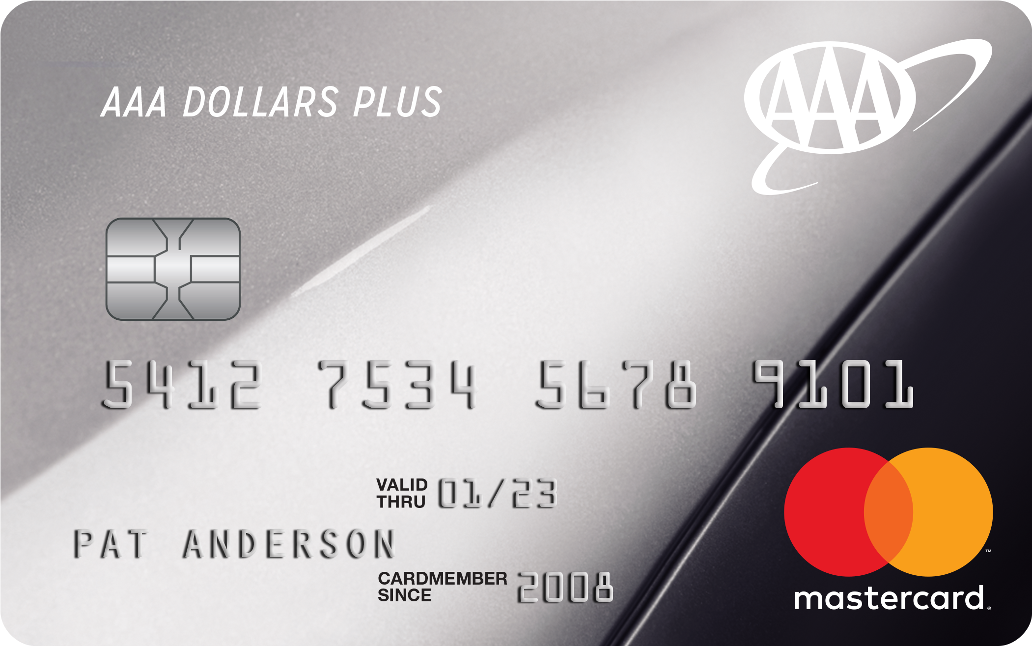 Mastercard A A A Dollars Plus Card