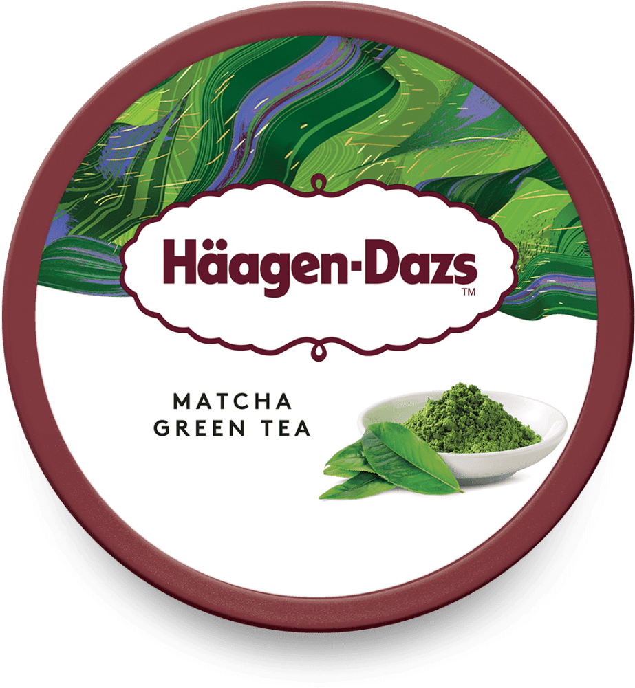 Matcha Green Tea Ice Cream Product Label