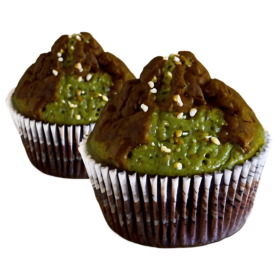 Matcha Muffin PNG hng PNG with transparent background