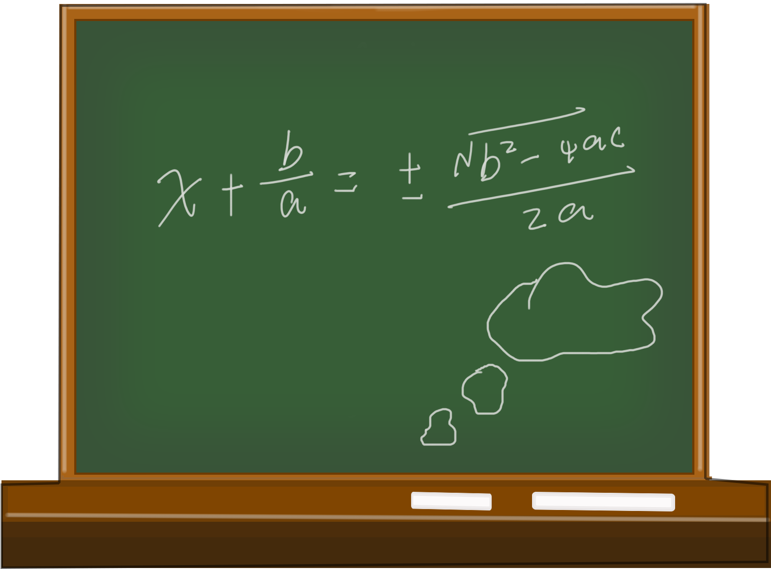 Blackboard Chalk Hand Drawn Concise Png And Psd - Blackboard, Transparent Png PNG with transparent background