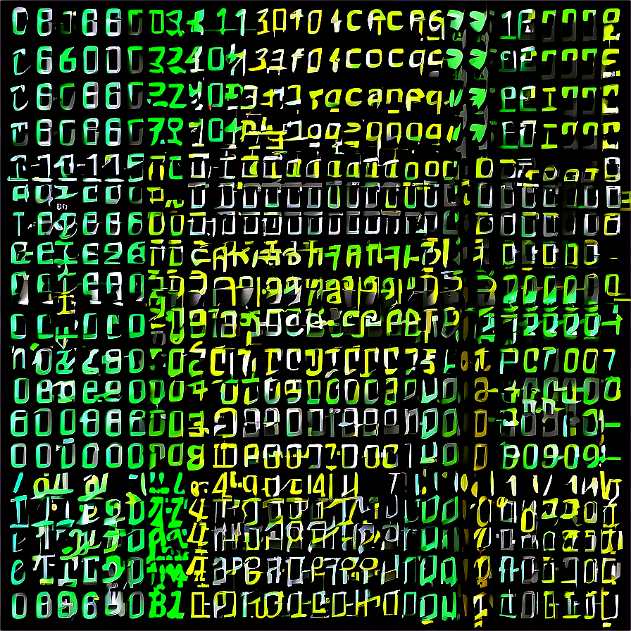 Matrix Code Digital Cipher Png 06252024