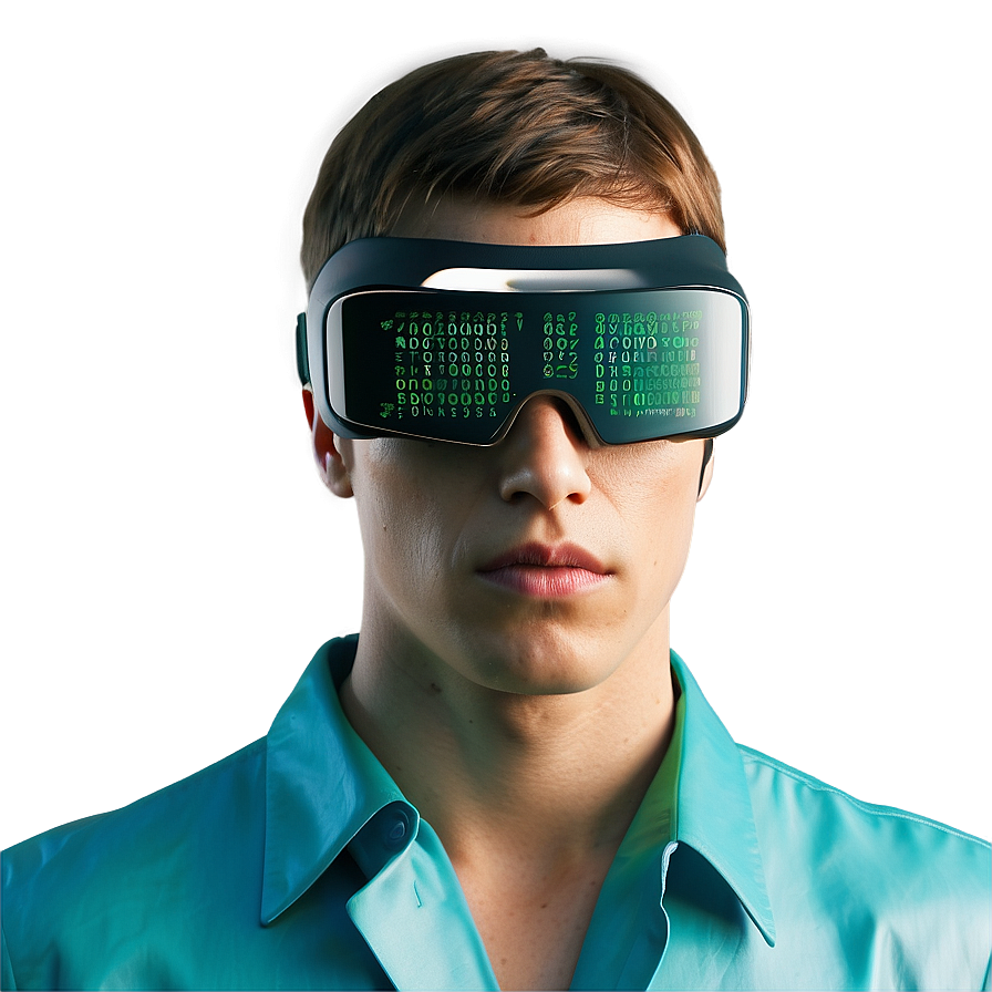 Matrix Code Virtual Reality Interface Png 18