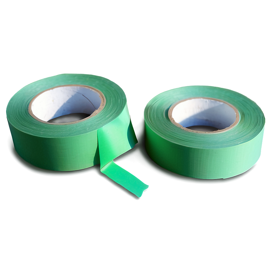 Matte Finish Green Tape Png Vux63