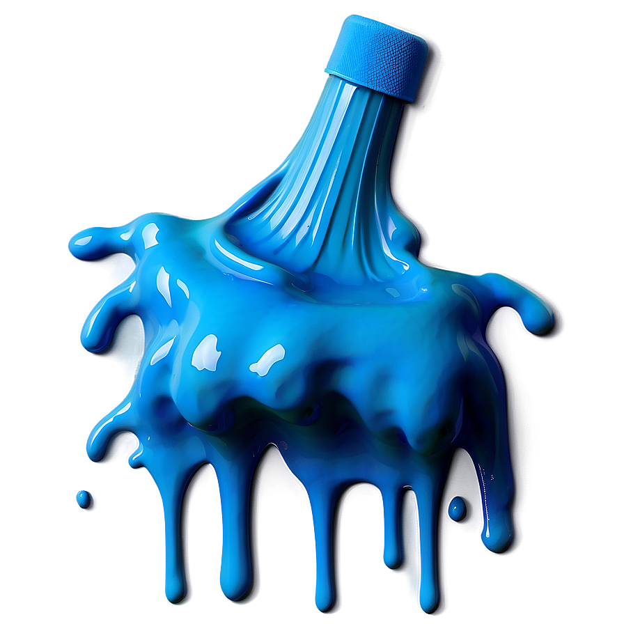 Matte Spray Paint Drip Png 42