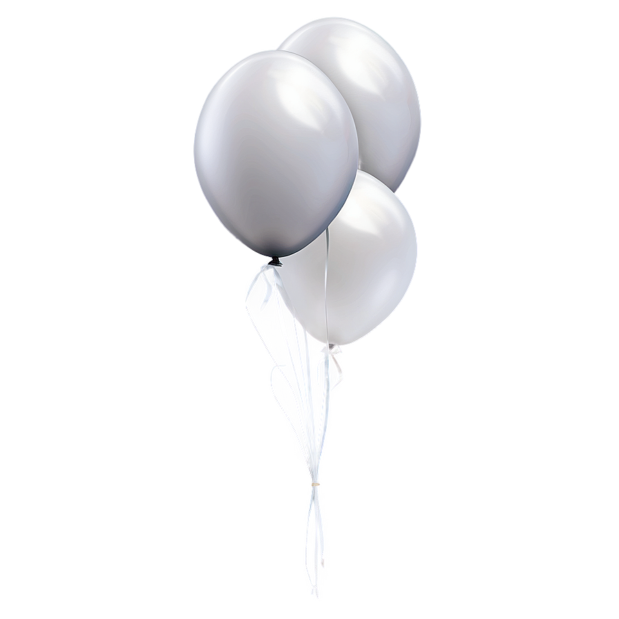 Matte White Balloon Png Law24