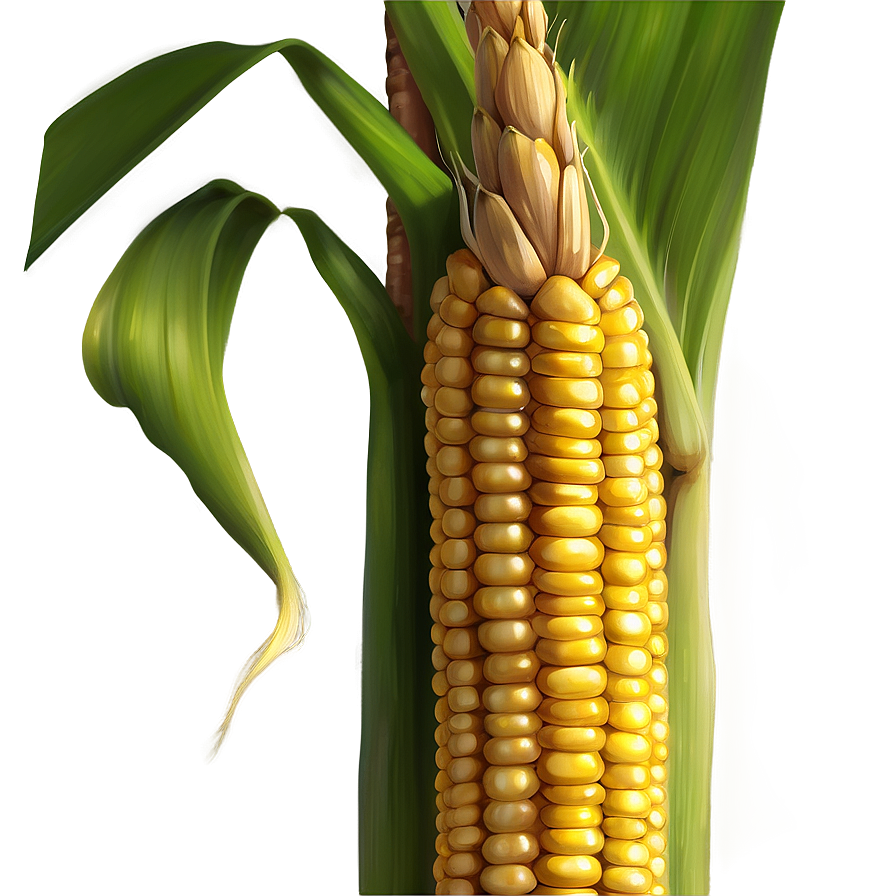 Mature Corn Stalk Png 06122024