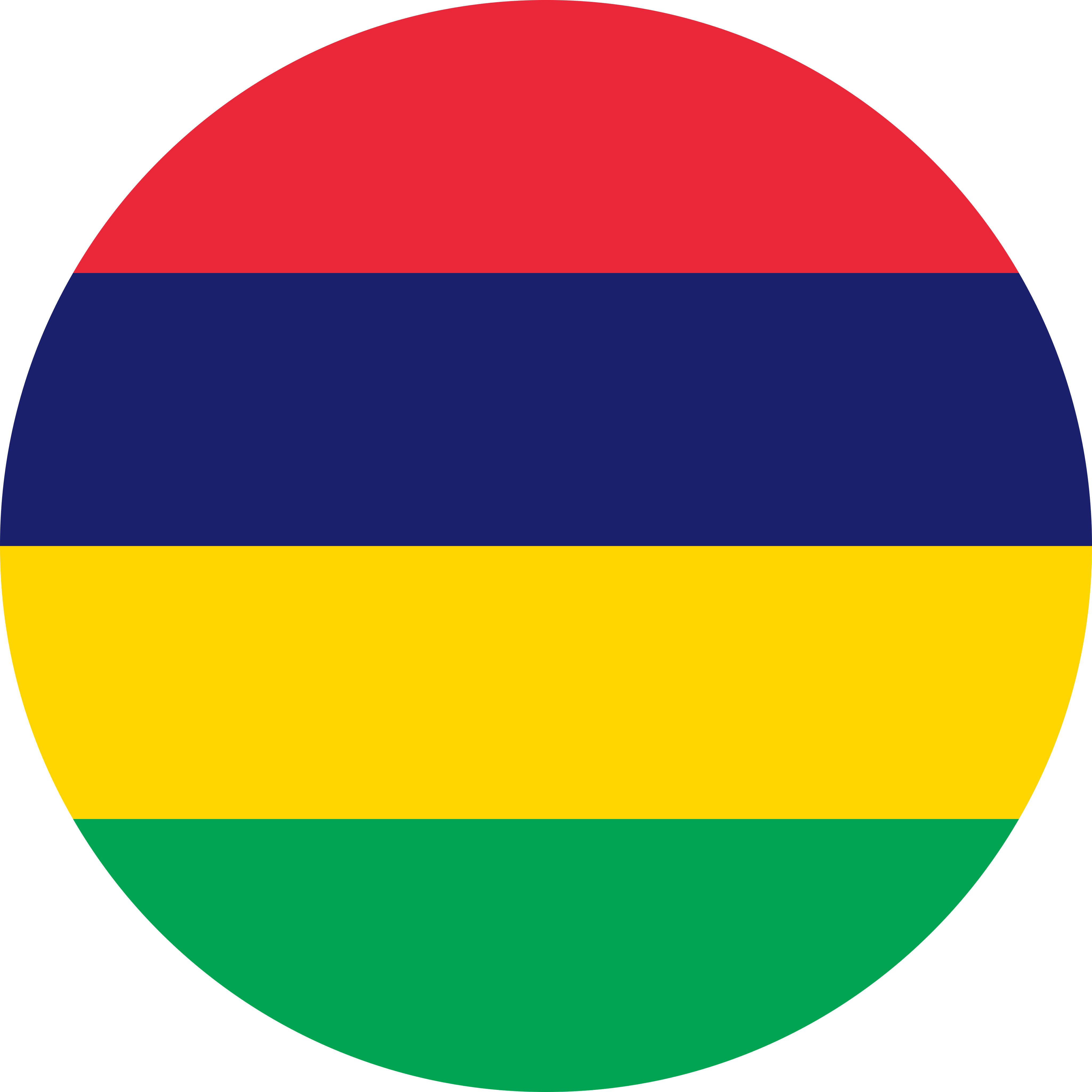 Mauritius Flag Circle