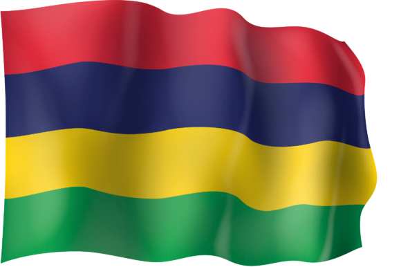 Mauritius Flag Waving