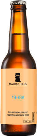Mayday Hills Yee Hah Beer Bottle PNG image with a transparent background, free high-resolution download