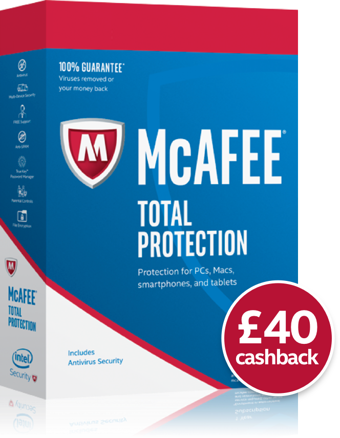 Mc Afee Total Protection Antivirus Software Discount Offer