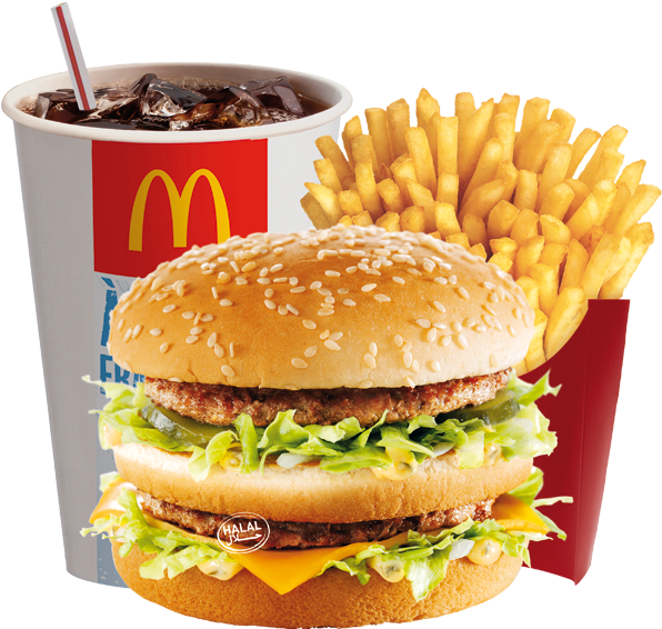Big Mac Menu Png, Transparent Png PNG image with a transparent background, free high-resolution download