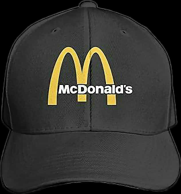 Mc Donalds Branded Black Cap