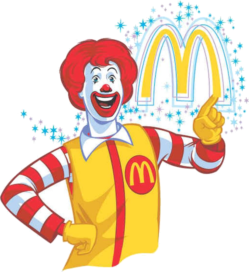 Mc Donalds Iconic Clown Mascot