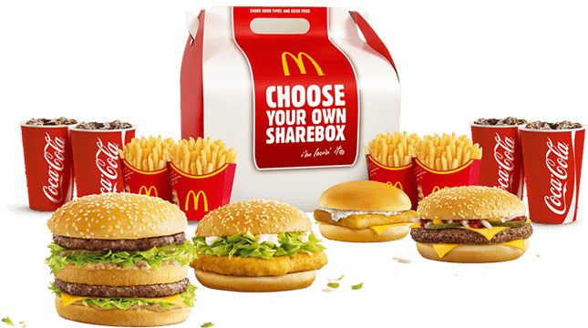 Mc Donalds Sharebox Meal Combo