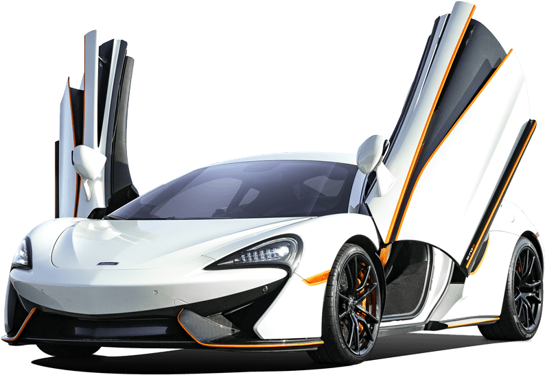 Mc Laren Supercar With Doors Open