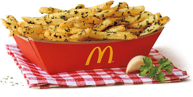 Mcdonald Fries Png - Herb And Garlic Seasoned Fries Mcdonalds, Transparent Png PNG with transparent background
