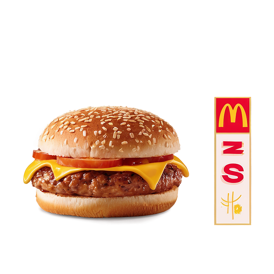 Mcdonald's Classic Cheeseburger Png Bvs