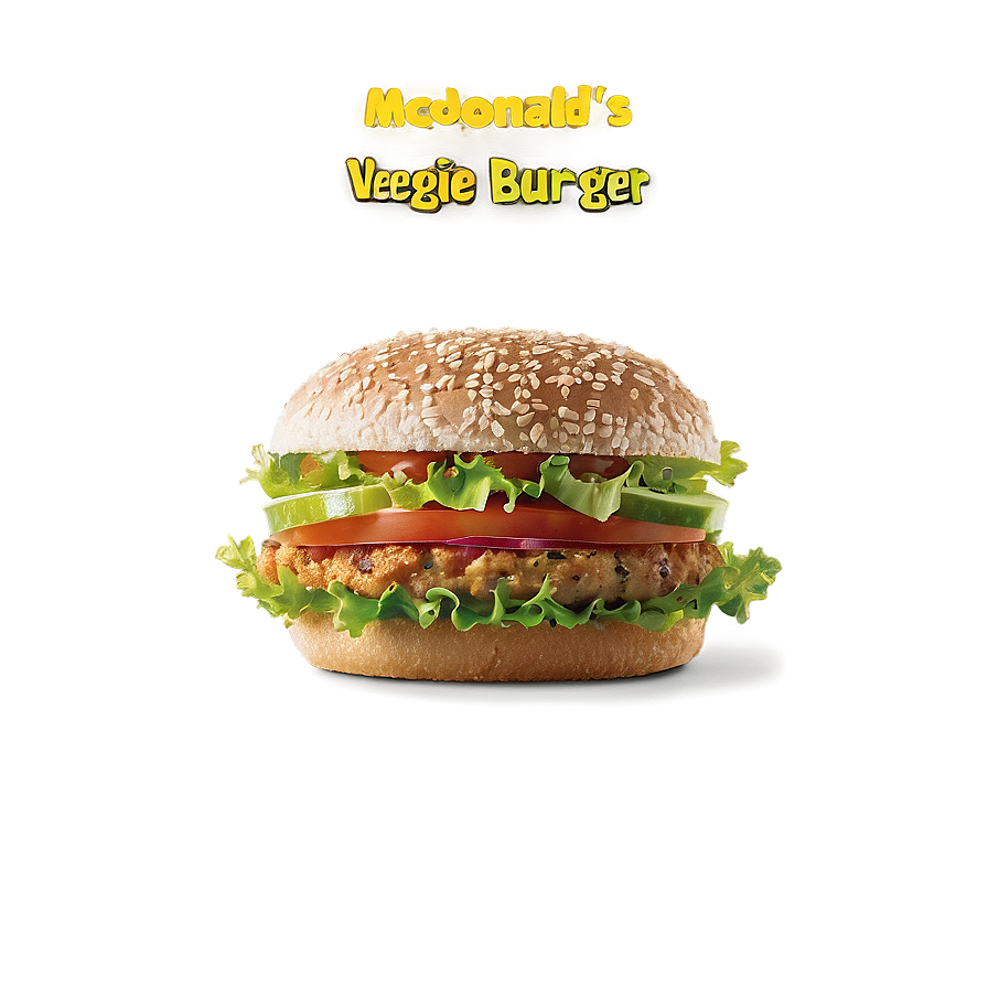 Mcdonald's Veggie Burger Png 05212024