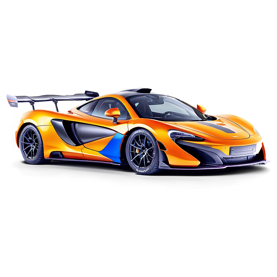 Mclaren Orange Racing Car Png 06232024