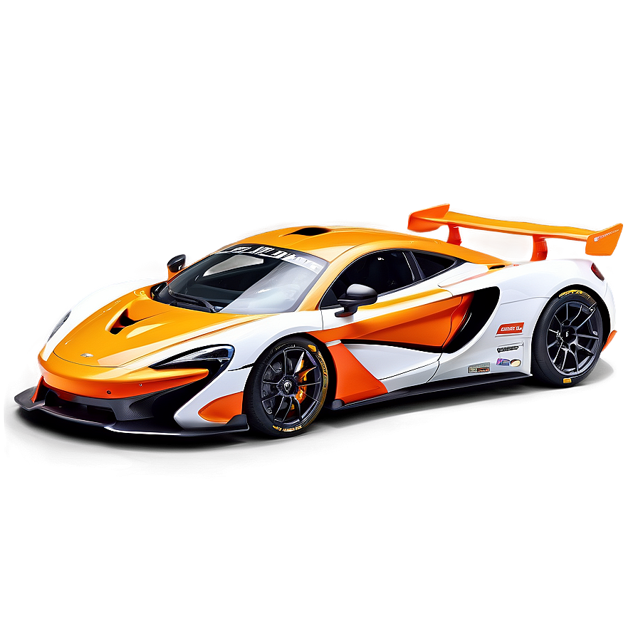 Mclaren Orange Racing Car Png 79