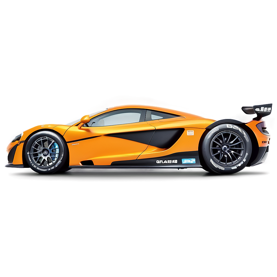 Mclaren Orange Racing Car Png Ncw90