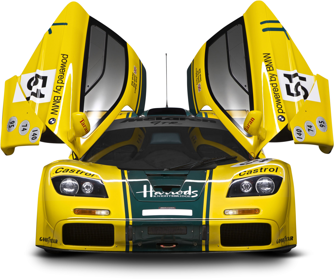 Mclaren P1 Gtr Front Car Yellow Png Image - Elon Musk Mclaren, Transparent Png PNG with transparent background