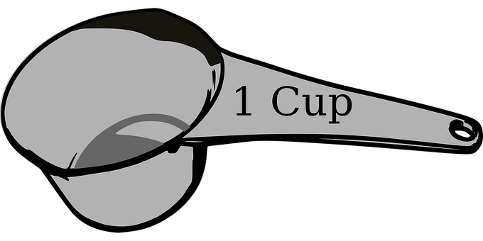 Measuring Cup Graphic PNG with transparent background